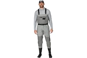 FROGG TOGGS Men's Hellbender PRO Bootfoot Waterproof Fishing Chest Wader for Fishing, Lug Sole