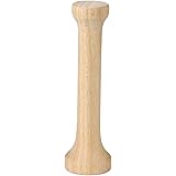 Mrs. Anderson's Baking Dual-Sided Pastry Dough Tart Tamper, Hardwood, 6-Inches