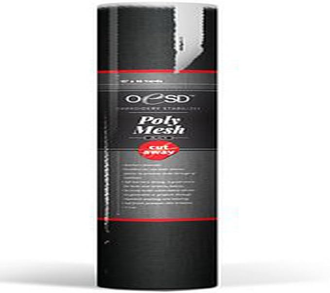 OESD Polymesh CutAway Stabilizer Black 10" x 10 Yard Roll
