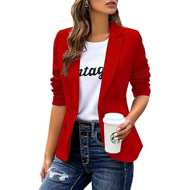 chinese dress ladies Amazon.com: Women's Blazers & Suit Jackets main image 1