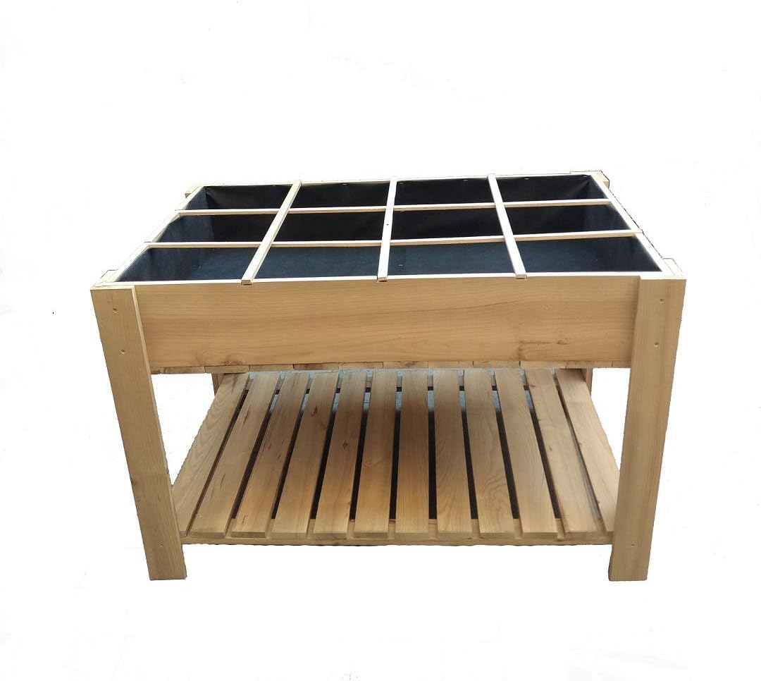 La Noria Mesa de Cultivo huerto Urbano 80x120x80 cm. Montaje Muy ...