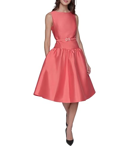 KARL LAGERFELD Paris Women's Dresses High Low,Pink Sherbert Combo,2 at Amazon Women's Clothing store