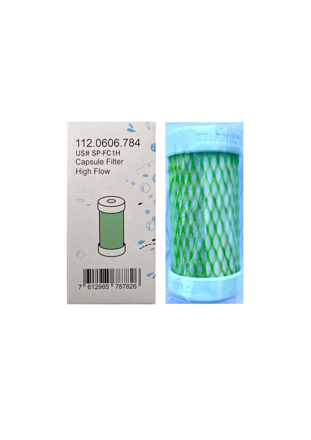 FRANKE 112.0606.784 Vital High-Flow Kitchen Faucet Filter, Green