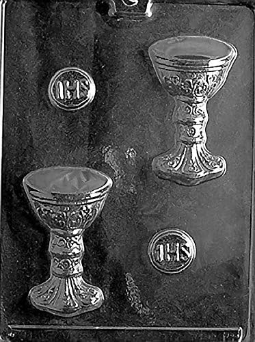 Chalice Host Chocolate Mold - R015 - Includes Melting & Chocolate Molding Instructions