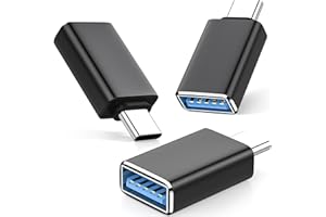 NZGEY USB C to USB Adapter 3 Pack [Fit Side-by-Side][High-Speed Data Transfer] Type C to USB 3.0 Female Adapter OTG Converter for MacBook Air,for iPad Pro,for iPhone 15,Galaxy,Thunderbolt 4/3 Devices