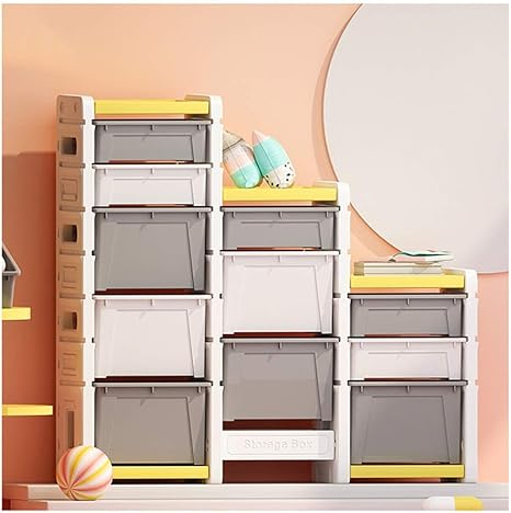 Amazon 本棚子供のおもちゃの収納ラック幼稚園マルチレイヤストレージキャビネットリビングルーム引き出し収納キャビネット Color Gray Size 115 32 107cm 本棚 オンライン通販