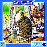 MasterPiece Cat-ology Nelson - Curious Cat 1000 Piece Jigsaw Puzzle by Geoffrey Tristram