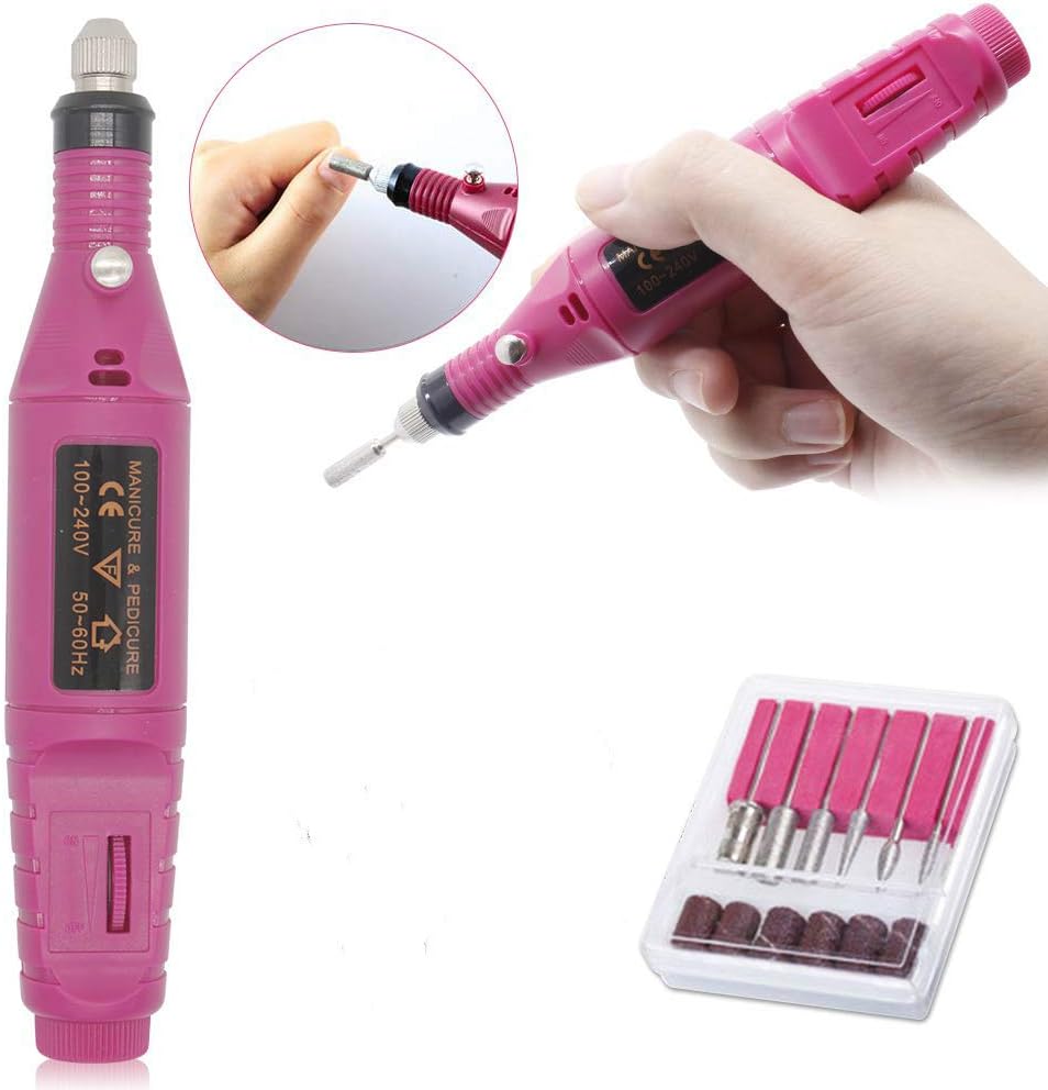Nail Drill Machine USB Electric Nail Files for Manicure Pedicure,Callus Removal
