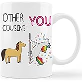 kunlisa Cousins Coffee Mugs for Women Men,Cousins Gifts for Cousin Birthday Gifts for Women Female, Mug-11oz Cup