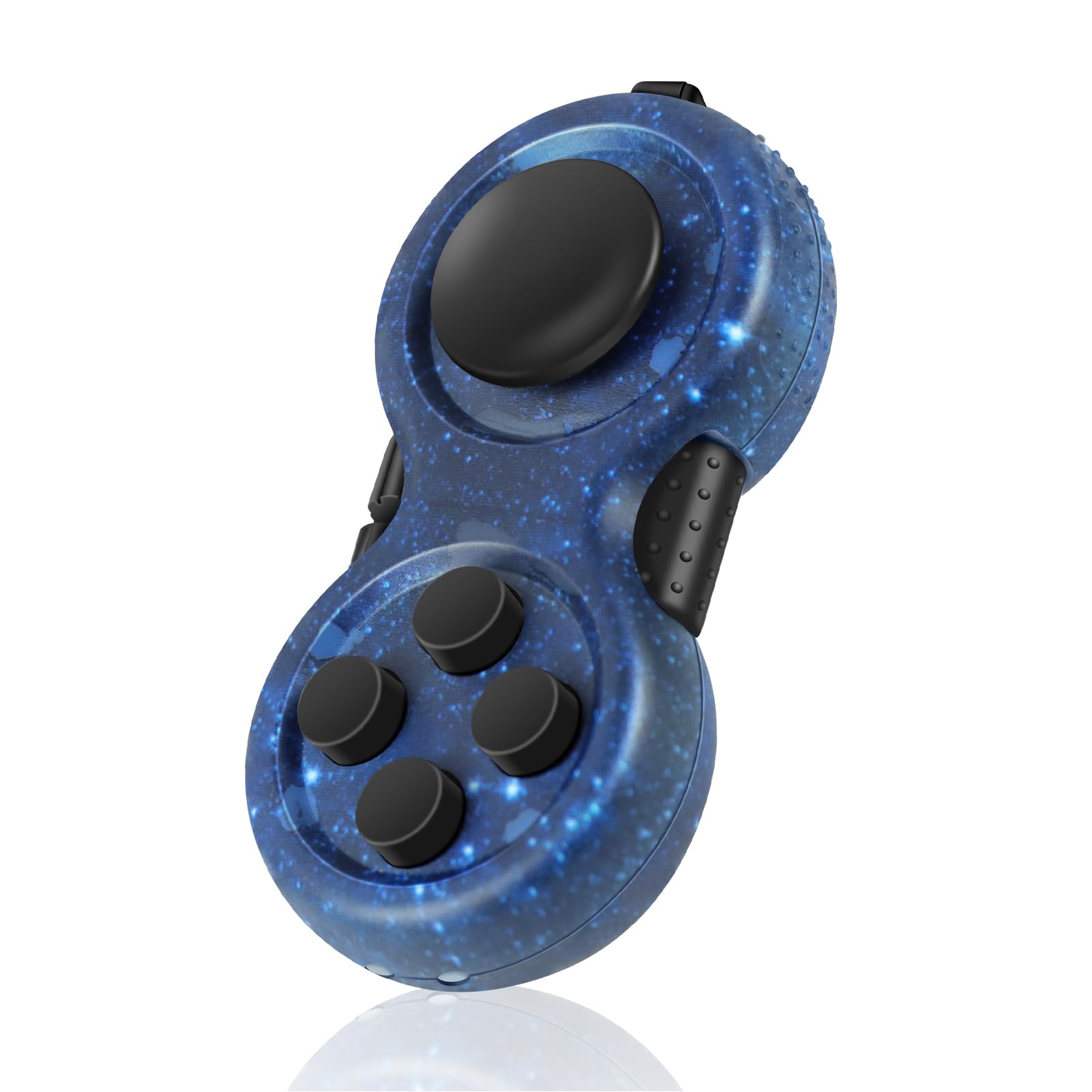 Photo 1 of WTYCD Original Fidget Toy Game, Rubberized Classical Controller Fidget Concentration Toy with 8-Fidget Functions and Lanyard - Excellent for Relieving Stress and Anxiety