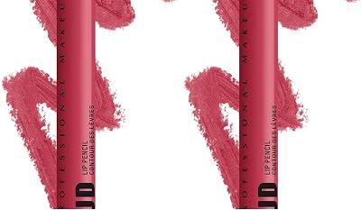 NYX Matte Lip Liner Line Loud 12 On a Mission Pack of 2