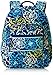 Vera Bradley Women's Cotton Campus Backpack, Katalina Blues, One Size