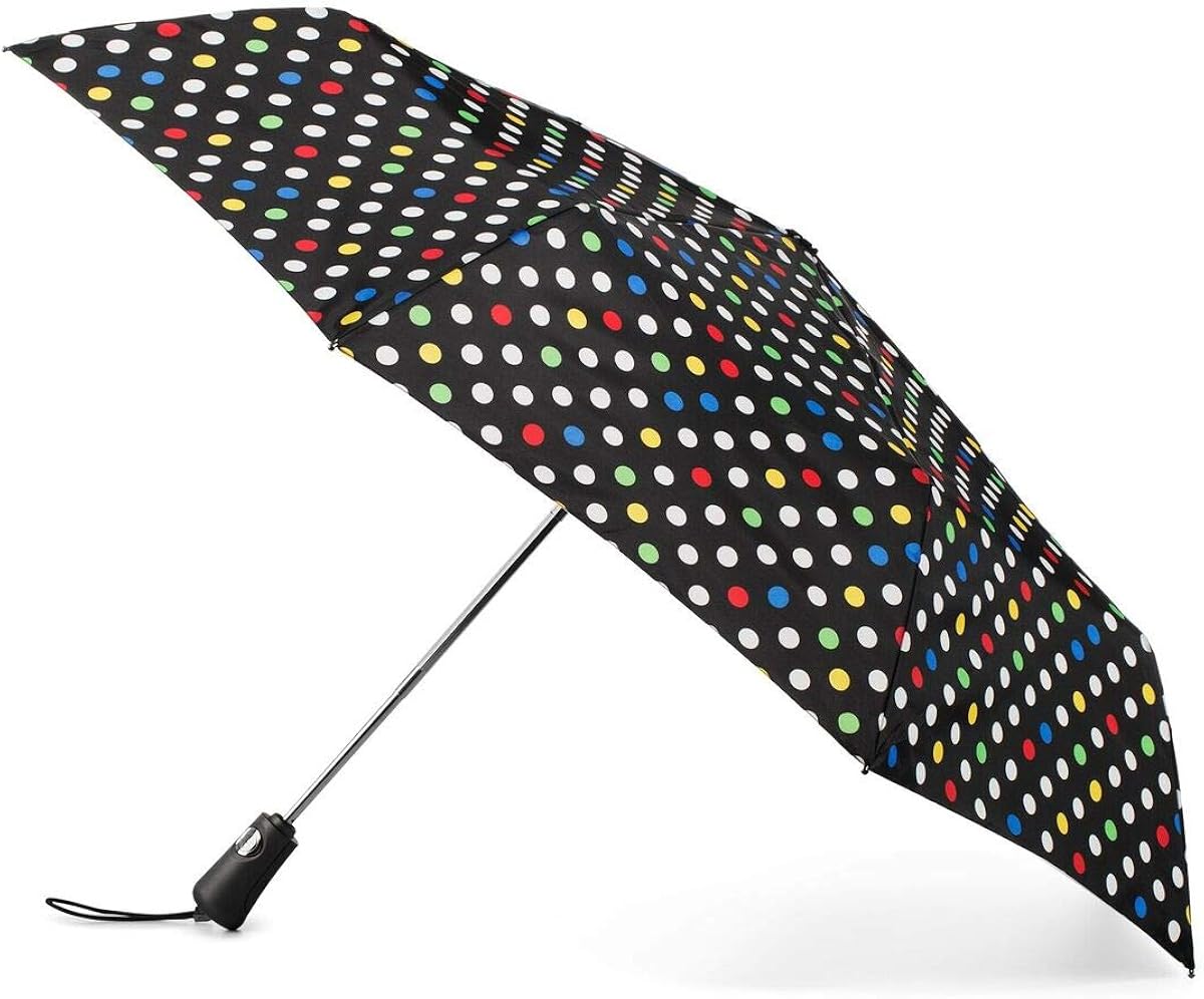 Totes Titan Compact Travel Umbrella Ultimate Windproof, Waterproof