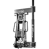 Trailer Floor Jack Holder Wall Mount Aluminum 1.5-3 Ton Storage Rack | Fits Single or Dual Front Wheel Jacks, 3/32 In Aluminum Construction, 16 In Mount Spacing, Integrated Handle Storage Loops
