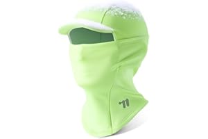 Kids Balaclava Ski Mask with Brim, Windproof & Warm Neck Gaiter Full Face Mask for Boys & Girls, Kids Winter Hat