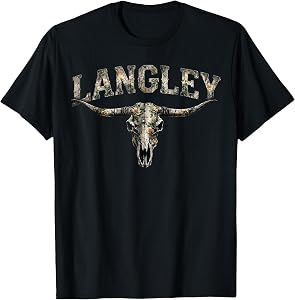 Vintage Langley Name Classic Gifts for Men Women T-Shirt