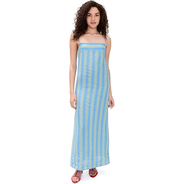 Amazon.com: STAUD Women's Amelie Linen Dress, Dark Oak, XS : Clothing,  Shoes & Jewelry