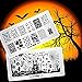 Whats Up Nails - Halloween Stamping Plates 2 Pack (A012, B023) for Nail Art Design