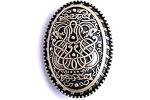 LANGHONG Norse Viking Brooch For Men Turtle Brooch Talisman Jewelry, Gift For Men