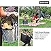 ANZOME Bike Basket, Folding Small Pet Cat Dog Carrier Front Removable Bicycle Handlebar Basket Quick Release Easy Install Detachable Cycling Bag Mountain Picnic Shopping Redthumb 3