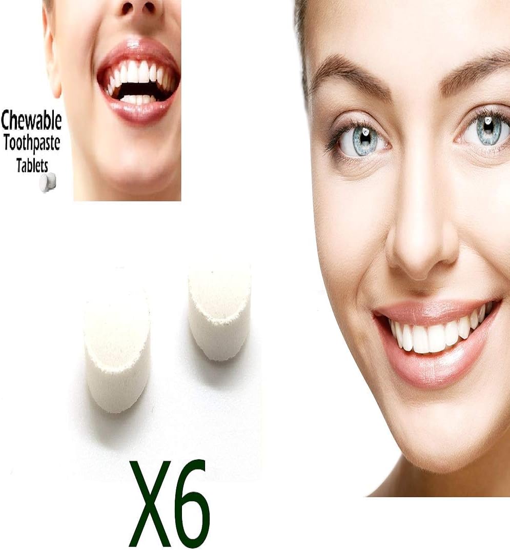 Teeth Cleaning Tablets Mint-Fresh by PALESTREN ® eCO Sustainable Tooth Brushing Saving on Plastic Waste