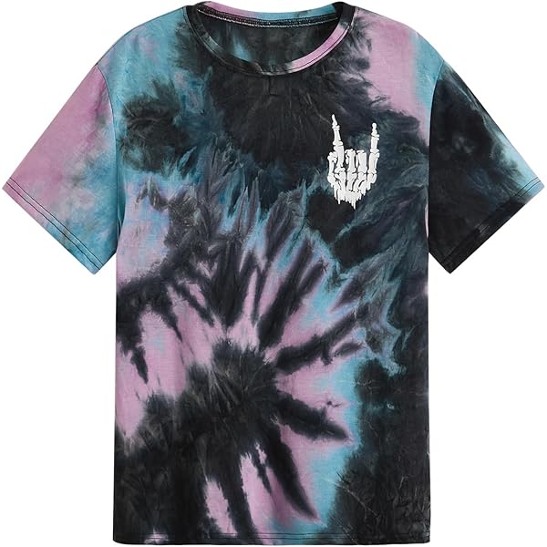 AMXYFBK s 2024 for Men,Men's Tie Dye T-Shirt Oversized