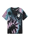Verdusa Men's Tie Dye Short Sleeve Round Neck Tee