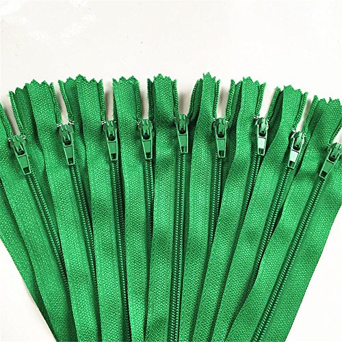WKXFJJWZC 100 Mix Nylon Coil Zippers Tailor Sewer Craft 12Inch (30CM)Crafter's &FGDQRS 20 color