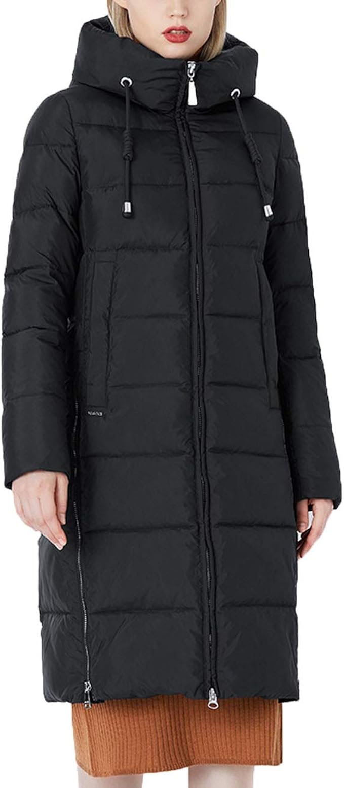 Amazon Com Down Jacket Thick Winter Windproof Coat Stand Up