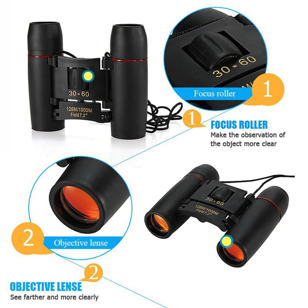 Cadeaux Pour Les Garcons De 5 10 Ans Joy Fun Jumelles Compactes Pour Enfants Et Adultes Telescope De Haute Puissance Pour Observer Les Oiseaux Chasse Theatre Et Opera Cadeaux De Anniversaire Noel Photo Et