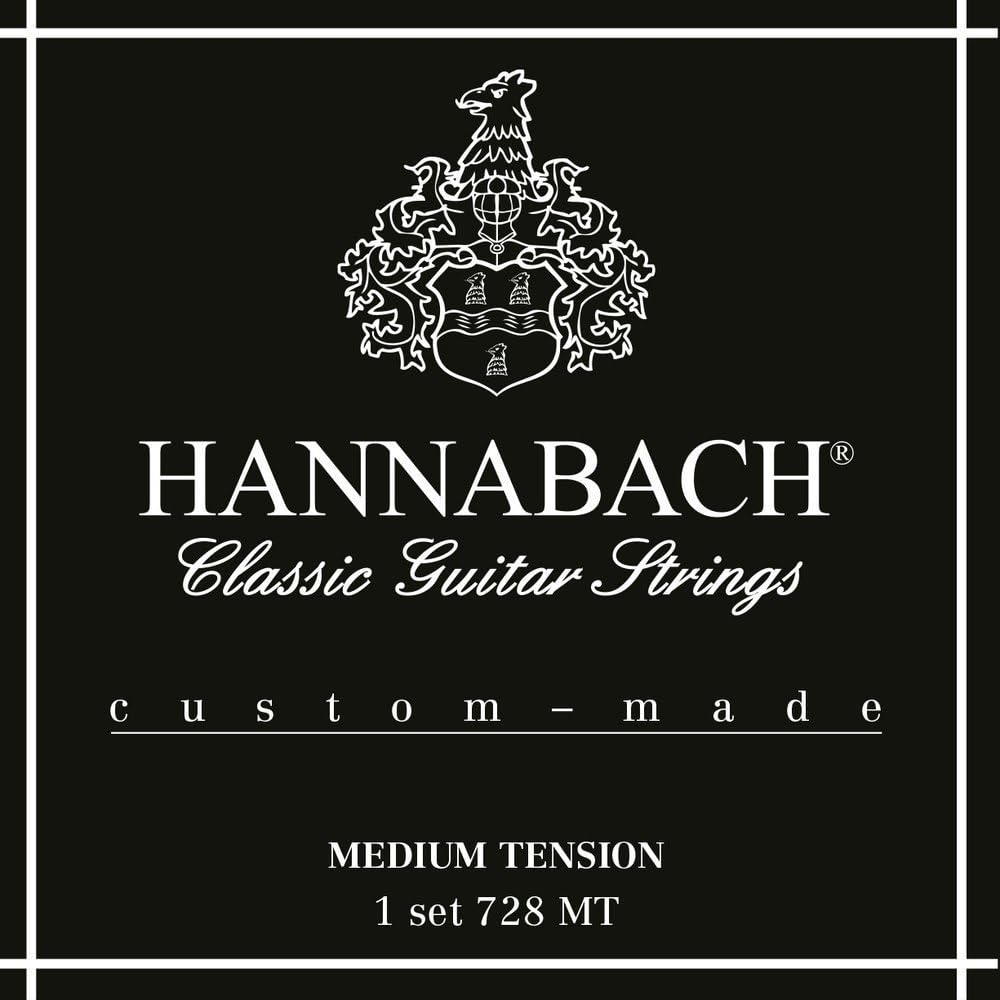 Hannabach Classical Guitar Strings Series 728 Medium Tension Custom Made - Set - 728MT