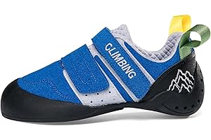 ABXOX Mens Womens Climbing Shoes for Indoor Outdoor Sport Climbing Bouldering Slip-Resistant & Breathable