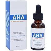 AHA Alpha Hydroxy Acid Serum Renewal Serum, Instand Resurfacing Serum Transforms Dull Congested Skin, Exfoliate Serum, 30ml