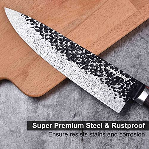 SANDEWILY Professional Chef Knife Ultra Sharp Kitchen Knife Set 3 PCS