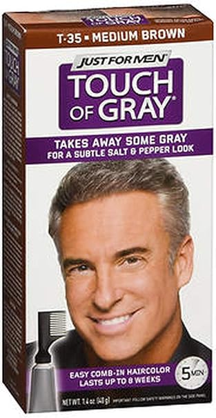 Amazon Com Just For Men Touch Of Gray Hair Color T 35 Medium