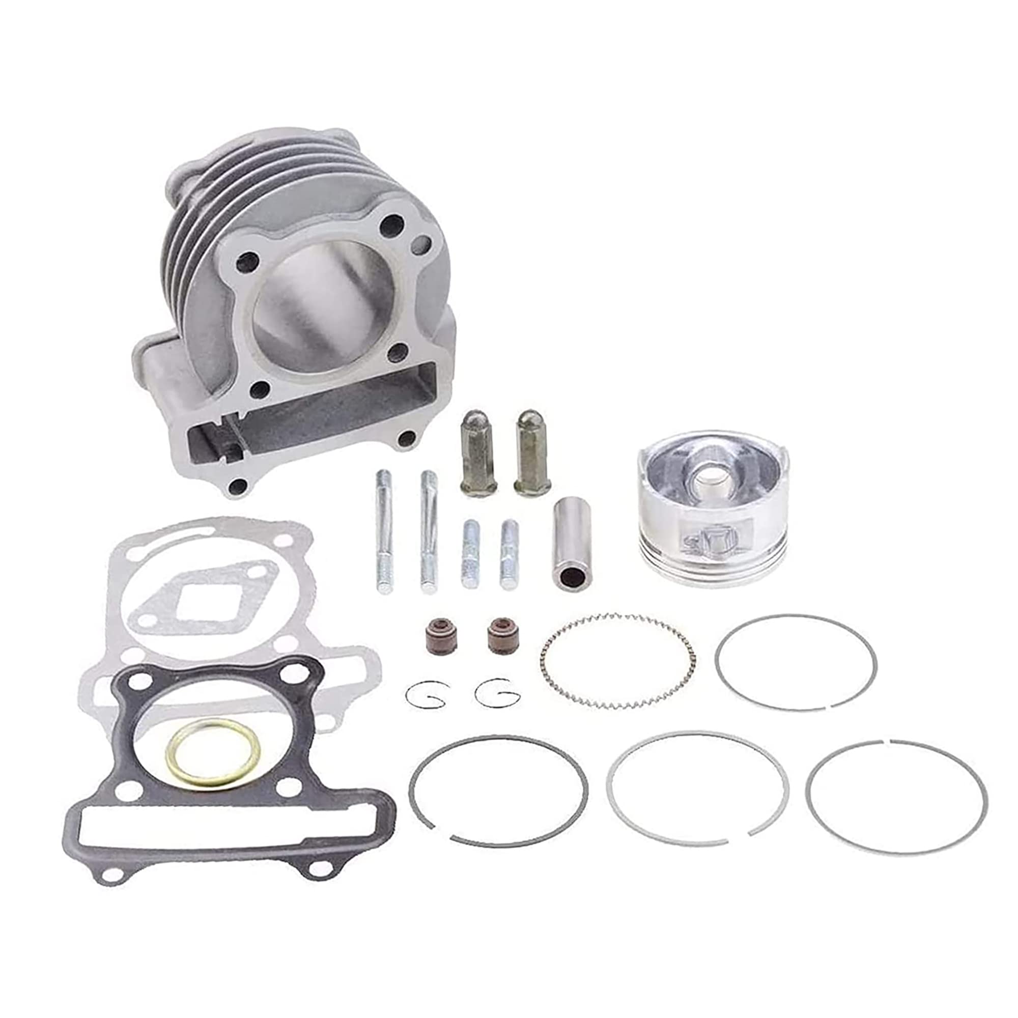 GOOFIT Performance Big Bore Cylinder Kit GY6 80cc 47mm Replacement For 139QMB ATV Scooter Moped Go Kart