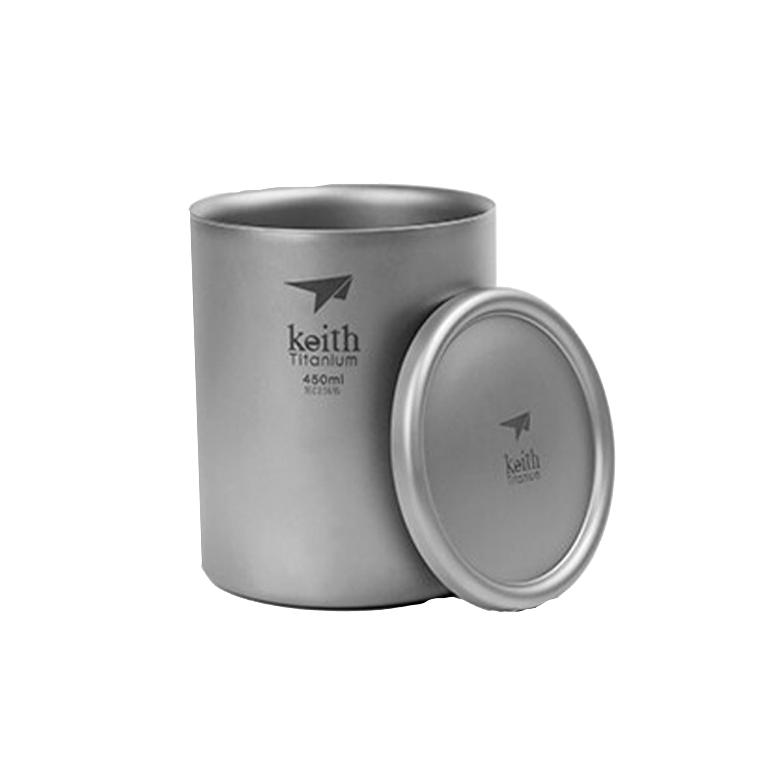 Keith Ti3342 Titanium Double Wall Mug