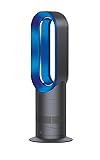 Dyson AM09 Fan Heater, Iron/Blue