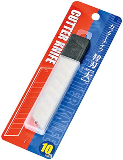 Amazon Co Jp エコー金属 カッターナイフ用替刃 大 10枚入 1147 009 ホーム キッチン