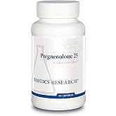 Biotics Research Pregnenolone 25-25 mg Pregnenolone Support, Memory & Hormone Balance, Hormone Precursor or Parent Hormone. 90 Capsules