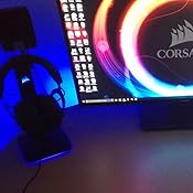 Supporto Cuffie Corsair ST100 RGB Con Audio 7.1 Integrato - Nero, Alluminio, USB 3.1