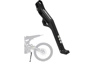 JFG RACING Kickstand for Edirt Bike,CNC Foot Pegs Kick Stand for Electric Dirt Bike Surron Light Bee X and S/E Ride Pro S SS SR/Talaria Sting/X160/X260-Black