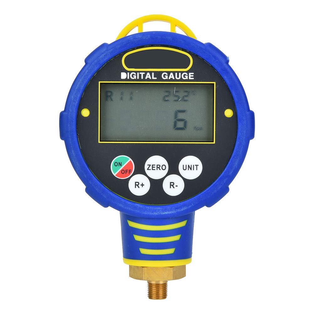 Digital Pressure Gauge，R32 Low Pressure Air Conditioning Refrigerant Tool，Manifolds Refrigeration Refrigerant Pressure Repair Tool，Suitable for WK-6881H，6881L，6882，6884