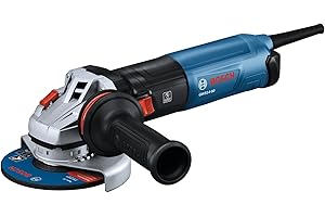 BOSCH GWS14-50 5 in. Angle Grinder | Compact, Powerful 13-Amp Motor with Slide Switch - High Performance for Grinding and Cut
