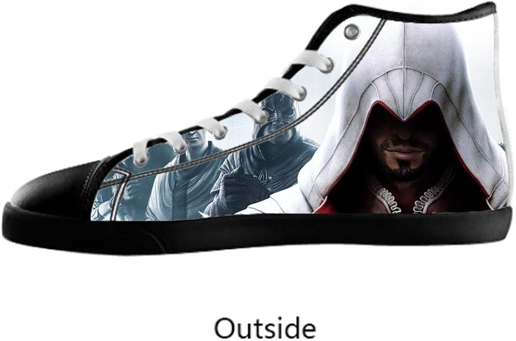 Custom Assasins Creed Women's High Top Canvas Sneaker