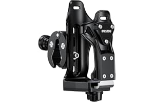 iMESTOU Motorcycle Cup Holder, ATV Water Bottle Mount Compatible with 50-90mm Dia. Cups Drinking Bottles, Anti-Theft, with 0.