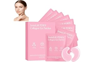 InstaLift PDRN Collagen Eye Patches – Lifting, Firming, & Brightening Under Eye Patches for Dark Circles, Fine Lines, & Puffi
