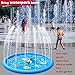 Sprinkler Pool for Kids,Splash Pad,Wading Pool,Children’s Inflatable Water Play Mat Toys,Outdoor Backyard Summer Swimming Water Party Fountain Pool,Water Jet Purling for Babies and Toddlers,60 inch