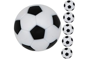 BESPORTBLE 6pcs Foosball Table Balls Mini Desk Soccer Game Replacement Balls for Table Football Use