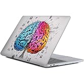 Yicomon Compatible with MacBook Air 13 inch Case 2020 2021 M1 A2337 A2179 A1932, Plastic Hard Shell Case for Mac Air 13 with Touch ID (2018-2021) - Great Brain